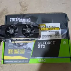 ZOTAC GeForce GTX 1650 4GBのサムネイル