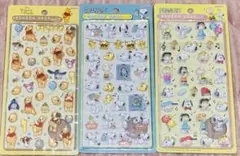【国内正規品】ボンボンドロップシール スヌーピー プーさん 3点セット