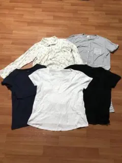 授乳服 M〜Lサイズ 半袖 ワンピース 5着セット