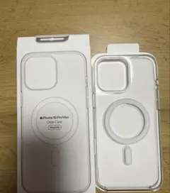 訳アリ　純正 iPhone16Pro Max クリアケース