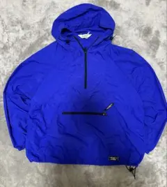 90s L.L.Bean チロリアン アノラックパーカー カタディンロゴ ブルー
