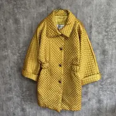 希少 80's Genny キルティングコート ジャケット 金ボタン イタリア製