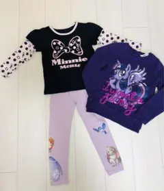 キッズ女児服3点セット（H&Mなど）サイズ110&116 ディズニー