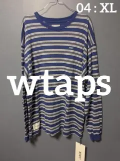 wtaps ロンT 21SSコレクション/ボーダー柄/size 04 XLのサムネイル