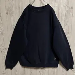 カーハート スウェット トレーナー ダークネイビー濃紺　2XL ビック大きめ古着