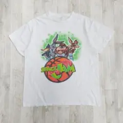 SPACE JAM スペースジャム M ホワイト キャラ 半袖Tシャツ