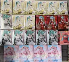 プライズフィギュア5種22体 初音ミクまとめ売り