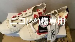 新品未使用 PLAY COMME des GARÇONS ➕コンバース 25cm