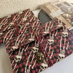 ダーク系 蛇腹ファイル2個セット