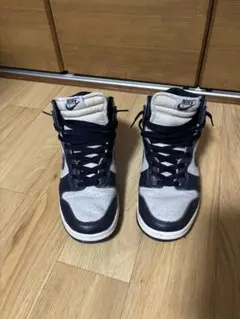 NIKE Dunk High ネイビー グレー