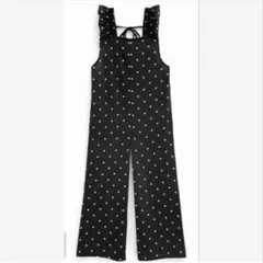 グレイル ドット柄ショルダーフリルオールインワン GRL サロペット