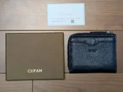 GUFAM L字ファスナーミニ財布　ネイビー