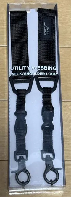 新品　ルートコー　ネックショルダー ループ ストラップ　ブラックのサムネイル