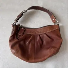 【希少/筆記体ロゴ】COACH エルゴ レザー ホーボー ショルダーバッグ