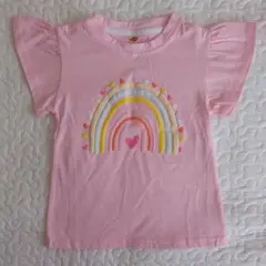 【新品】レインボー ピンク Tシャツ 120センチ