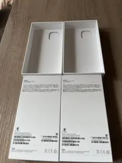 iPhone13箱のみ 白とピンク