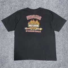 【激レア/2XL】 ハーレーダビッドソン フレイム Tシャツ 2XL