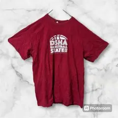 USA製 古着 Tシャツ バスケ プリント オーバーサイズ ビンテージ 半袖