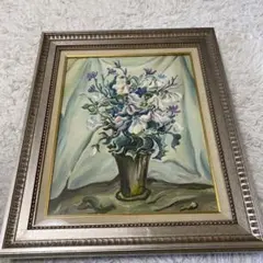 minoru 花瓶の花 油彩画 金色フレーム minoru 花瓶の花 油彩画 金色フレーム - メルカリ