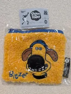 ひつじのショーン もこもこスクエアポーチ ビッツァー