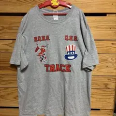 海外uesd GILDAN NQHS QHS TRACK Tシャツ グレー XLのサムネイル