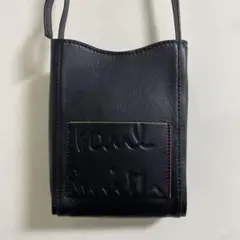Paul Smith 黒 レザー ショルダーバッグ