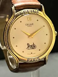 稼働品】CELINE セリーヌ 時計 アンティーク 馬車 ヴィンテージ - メルカリ