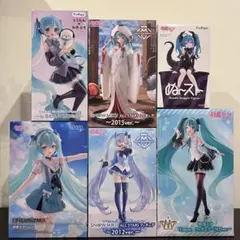 初音ミク フィギュア 6種セット まとめ売り 桜ミク 雪ミク - メルカリ