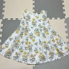 ★最終価格★　プティマイン　ボタニカルワンピース　花柄ワンピース　80