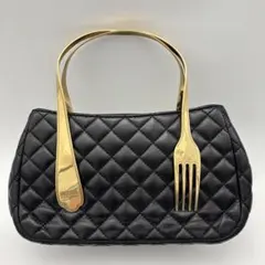 MOSCHINO fork handle フォーク キルティング ハンドバッグのサムネイル