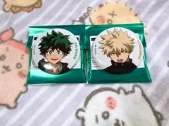 僕のヒーローアカデミア ヒロアカ ベースヤード 缶バッジ 緑谷出久 爆豪勝己