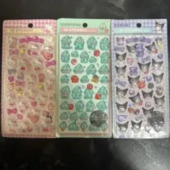 【新品】ボンボンドロップシール　サンリオ　３点セット