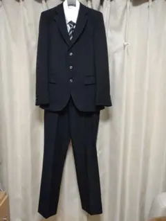 フォーマルスーツ 160サイズ ポリエステル100%シャツとネクタイ付