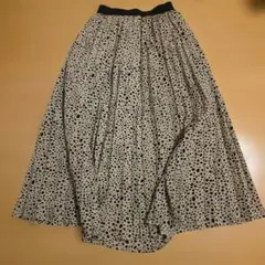 ダルメシアン柄　プリーツスカートのサムネイル