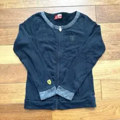 Ferrari PUMA ブラック ジップアップジャージ　サイズＬ
