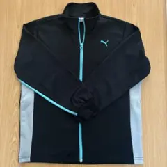 PUMA ジャージ 黒/水色 150サイズ