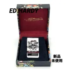 新品未使用　廃盤商品　レア商品　ED HARDY　エドハーディー　マネークリップのサムネイル