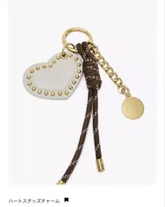 【新品未使用！】ZARA ハートスタッズチャーム