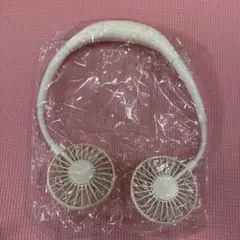 SQIAO 首掛け扇風機 携帯扇風機 3段階風量 USB充電