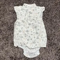 甚平　ベビー　花柄和風ロンパース 70-80 apreslescours
