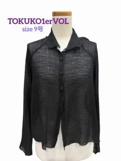【希少】TOKUKO 1er VOL トップス 長袖 総柄 デザイン◎ 日本製 2026年最新】TOKUKO 1er VOL レディース シャツ・ブラウスの人気