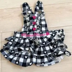 最終値下げ‼️ミニー・ミッキー刺繍サロペットスカート
