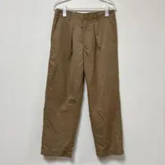 LIDnM リドム　ビエラギャバワイドスラックス　メンズ