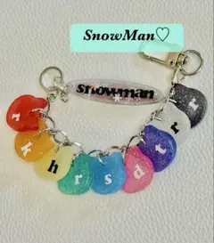 SnowMan包包掛飾　貓咪　亮粉字母　目黑蓮、渡邊翔太、向井康二