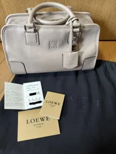 ✨美品✨LOEWE Amazona 28 アマソナ　ハンドバッグ グレージュのサムネイル