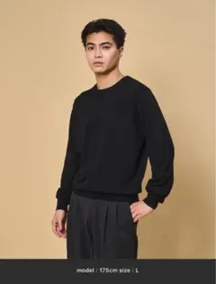 BOLDMAN クルーネックデイリーニット