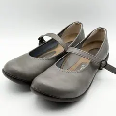 Re:getA リゲッタ ワンストラップパンプス ローヒール M グレー