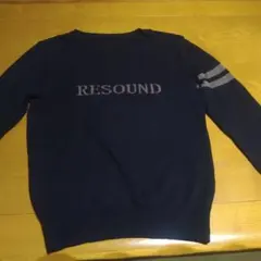美品 RESOUND CLOTHING リサウンドクロージング ニット 長袖 黒