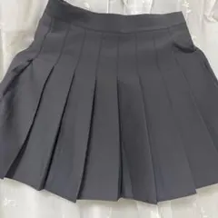 グレーミニプリーツスカート