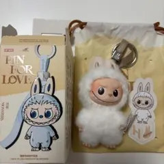 イニシャルラブブ 【H】 ホワイト POP MART PIN FOR LOVE
